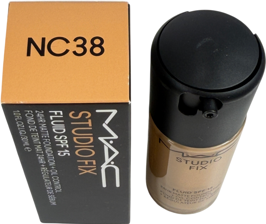 MAC Studio Fix Fluid Broad Spectrum Spf15 Foundation Nc38 30ml