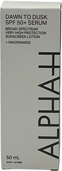 Alpha-h Dawn To Dusk Spf50+ Serum 50ml