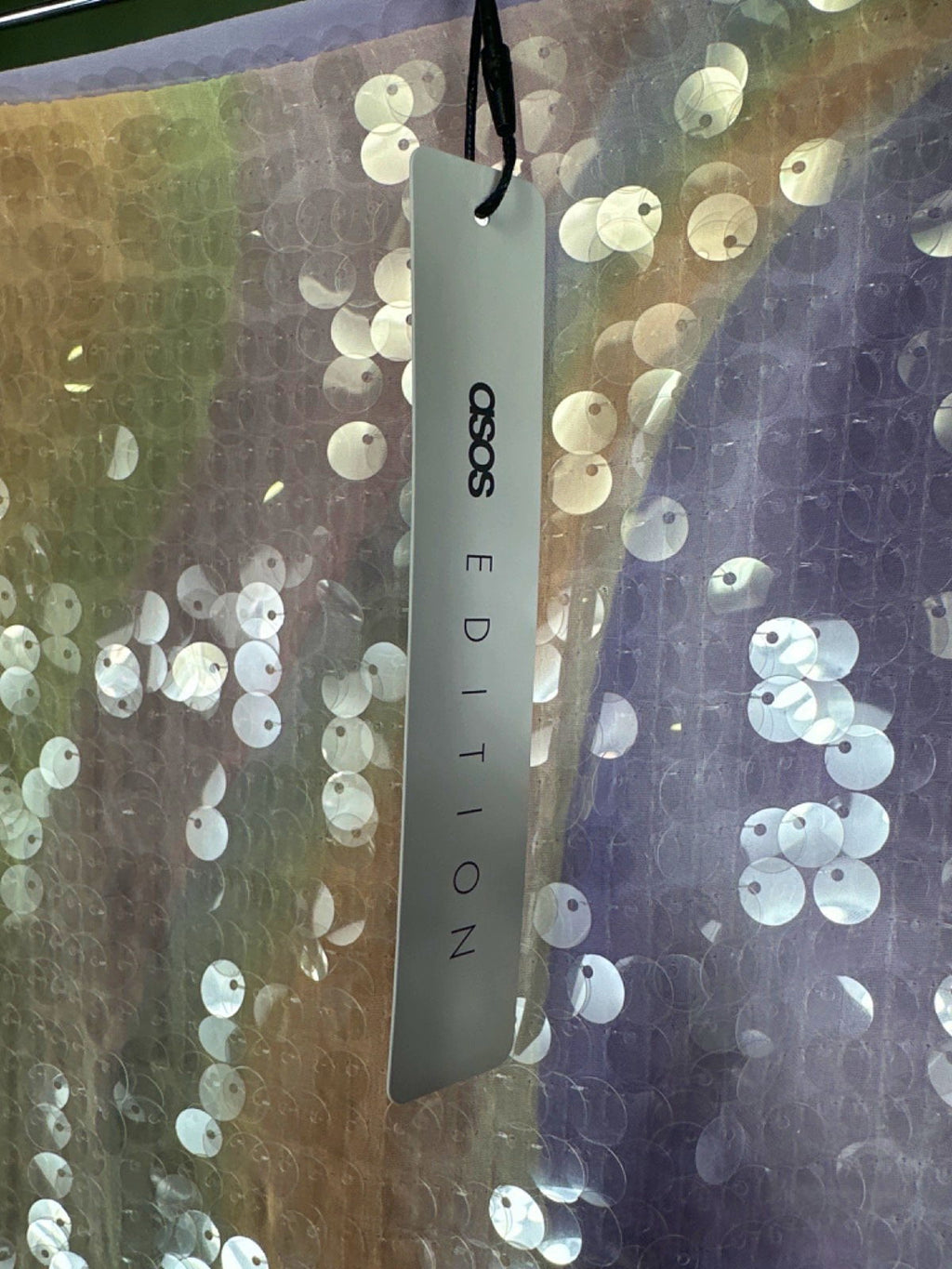 ASOS Multicolour Sequin Midi Skirt UK 10