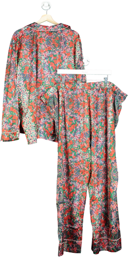 HOPE & IVY Multicoloured Selene Pyjama Set With Matching Scrunchie And Dust Bag UK 28