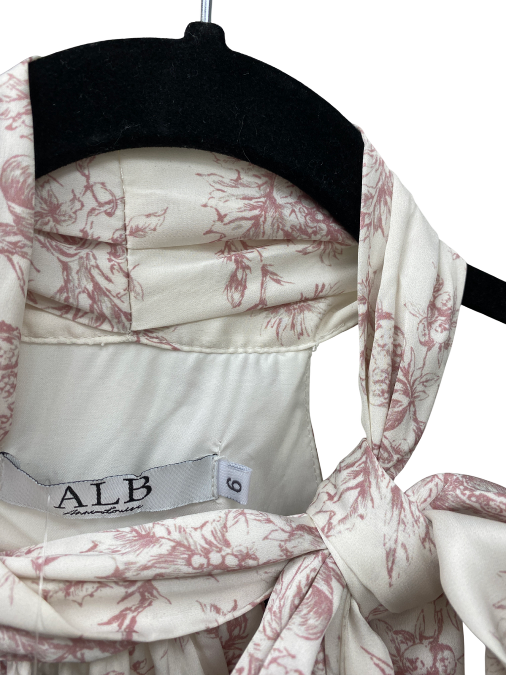 ALB Anne Louise White Songbird Dress UK 6