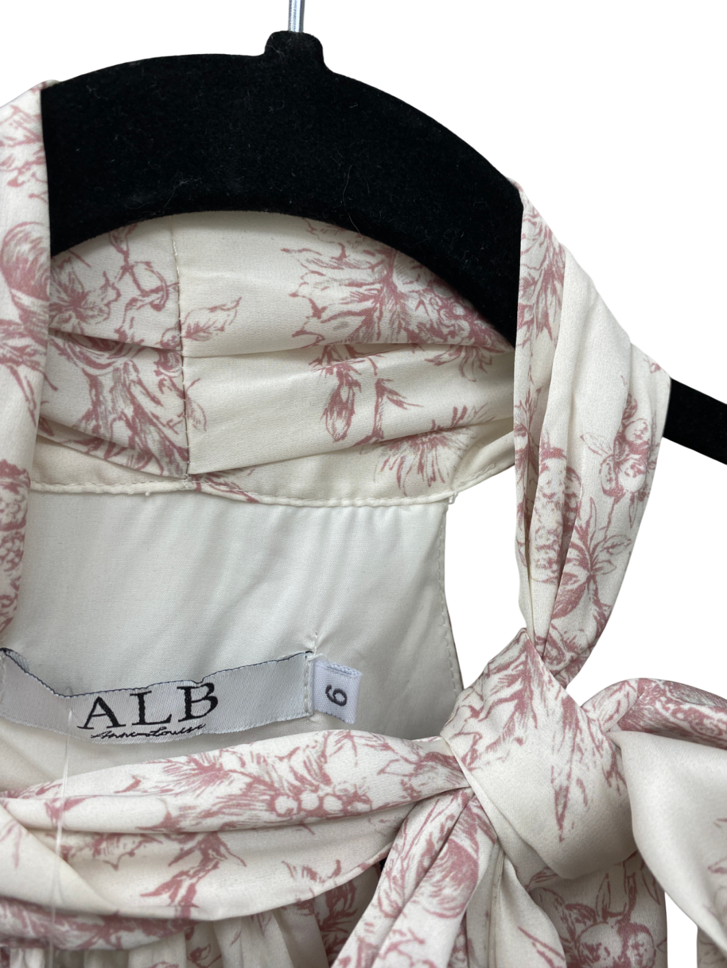 ALB Anne Louise White Songbird Dress UK 6