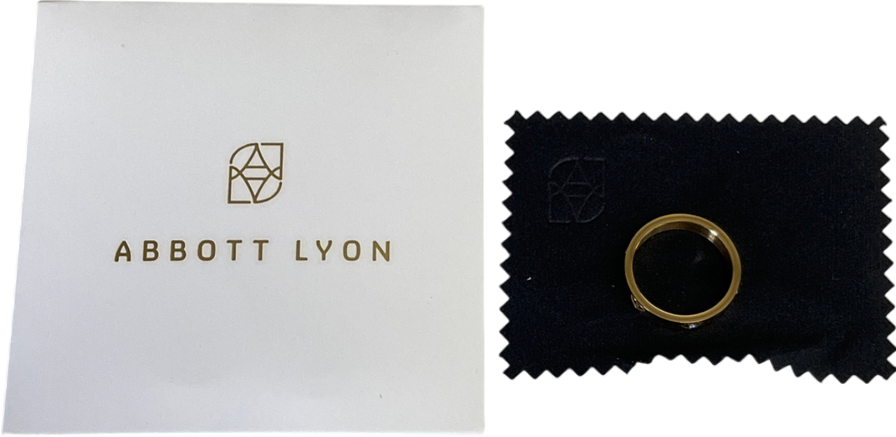 Abbott Lyon Metallic Crystal Heart Ring One Size