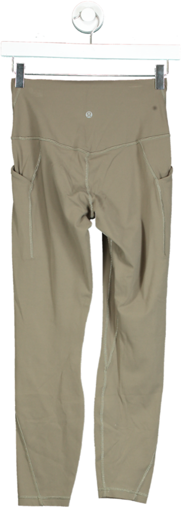 Lululemon Olive Green Align High-Rise Leggings UK S