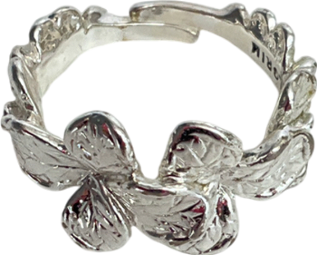 pilgrim Metallic Echo Ring Silver-plated - Size N