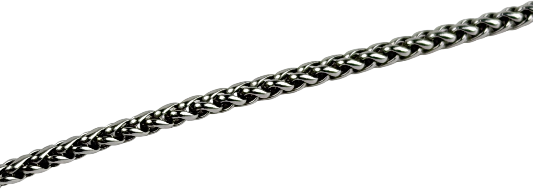 CRAFTD LONDON Stainless Steel Crucifix Pendant & Rope Chain