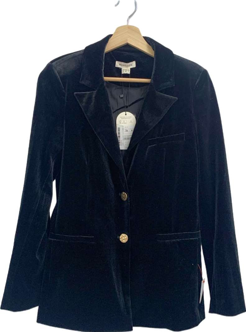Monsoon Black Varity Blazer UK 8
