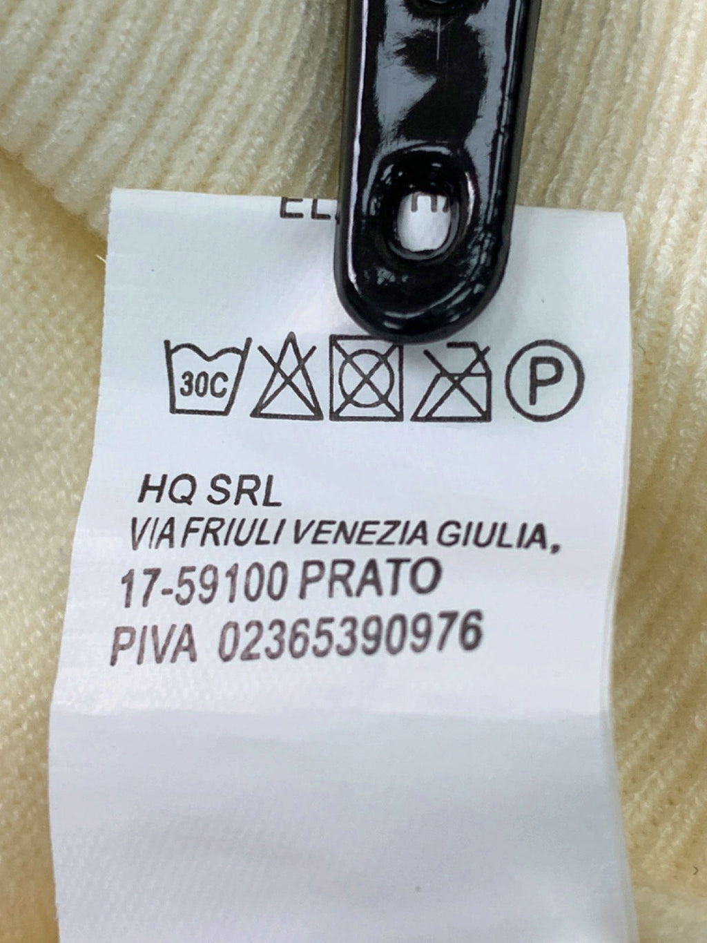 Lumina White Turtleneck Jumper UK S