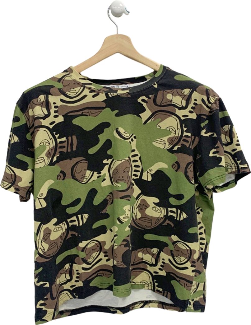 Patrick Church Green Camouflage T-shirt UK M