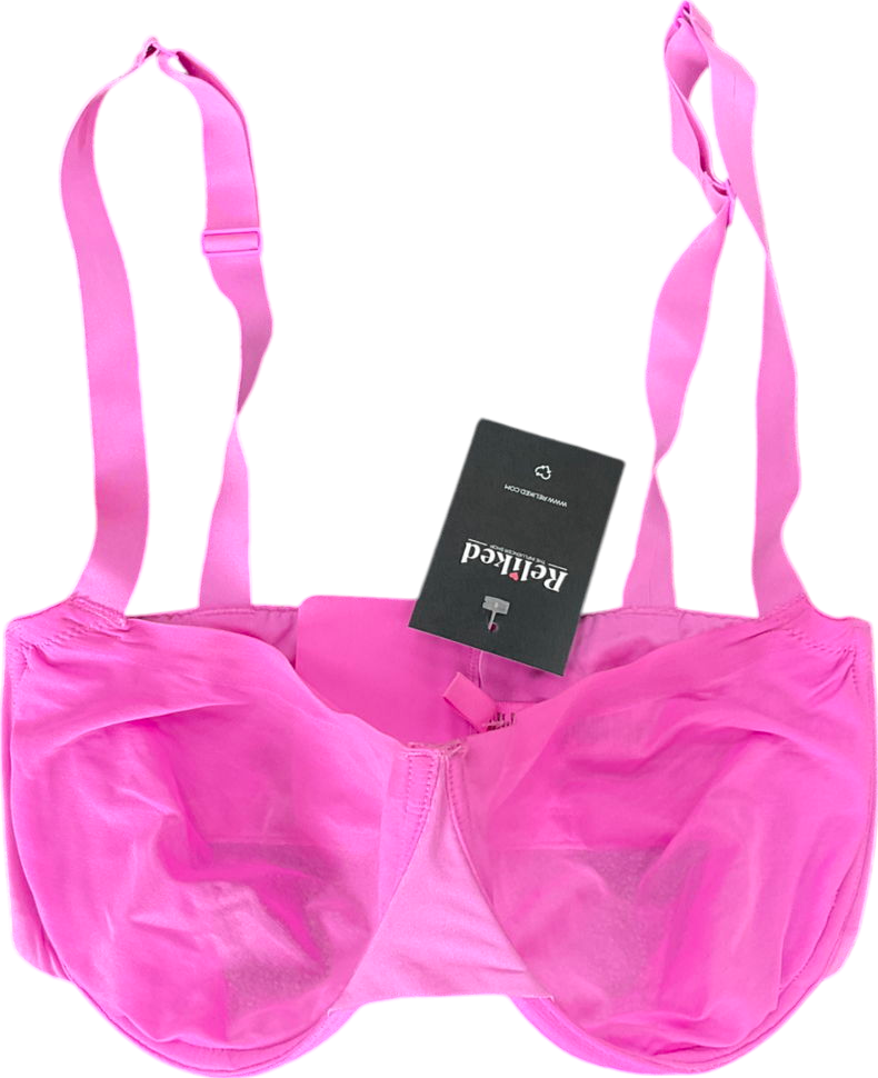 SKIMS Pink No Show Unlined Balconette Bra UK 36DD
