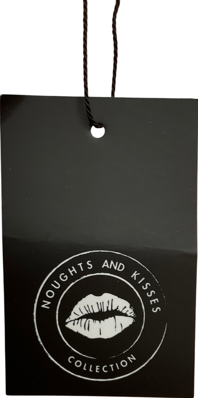 Noughts & Kisses Orange Cinzia Sheer Maxi Dress UK S