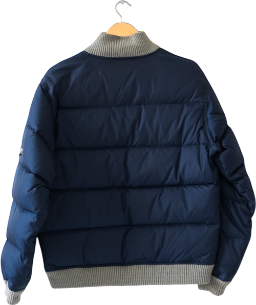 Tommy Hilfiger Navy Blue Flag Logo Down Filled Oversize Puffer Jacker UK XL