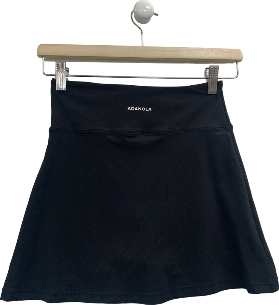 Adanola Black A-line Mini Skirt UK S