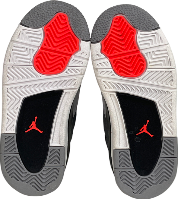 Jordan Grey 4 Retro Td 'infrared' Trainers Infant UK 9.5 EU 27 👼