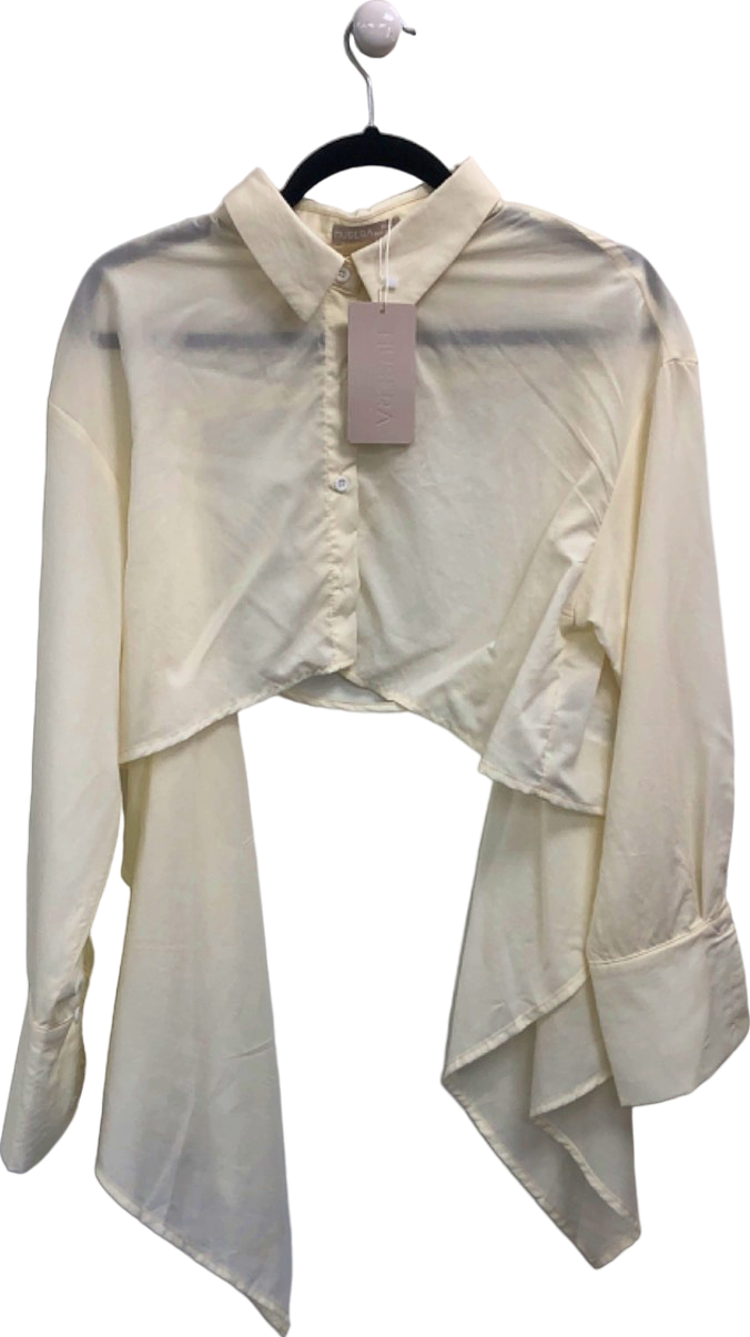 Musera Cream Asymmetrical Blouse UK S