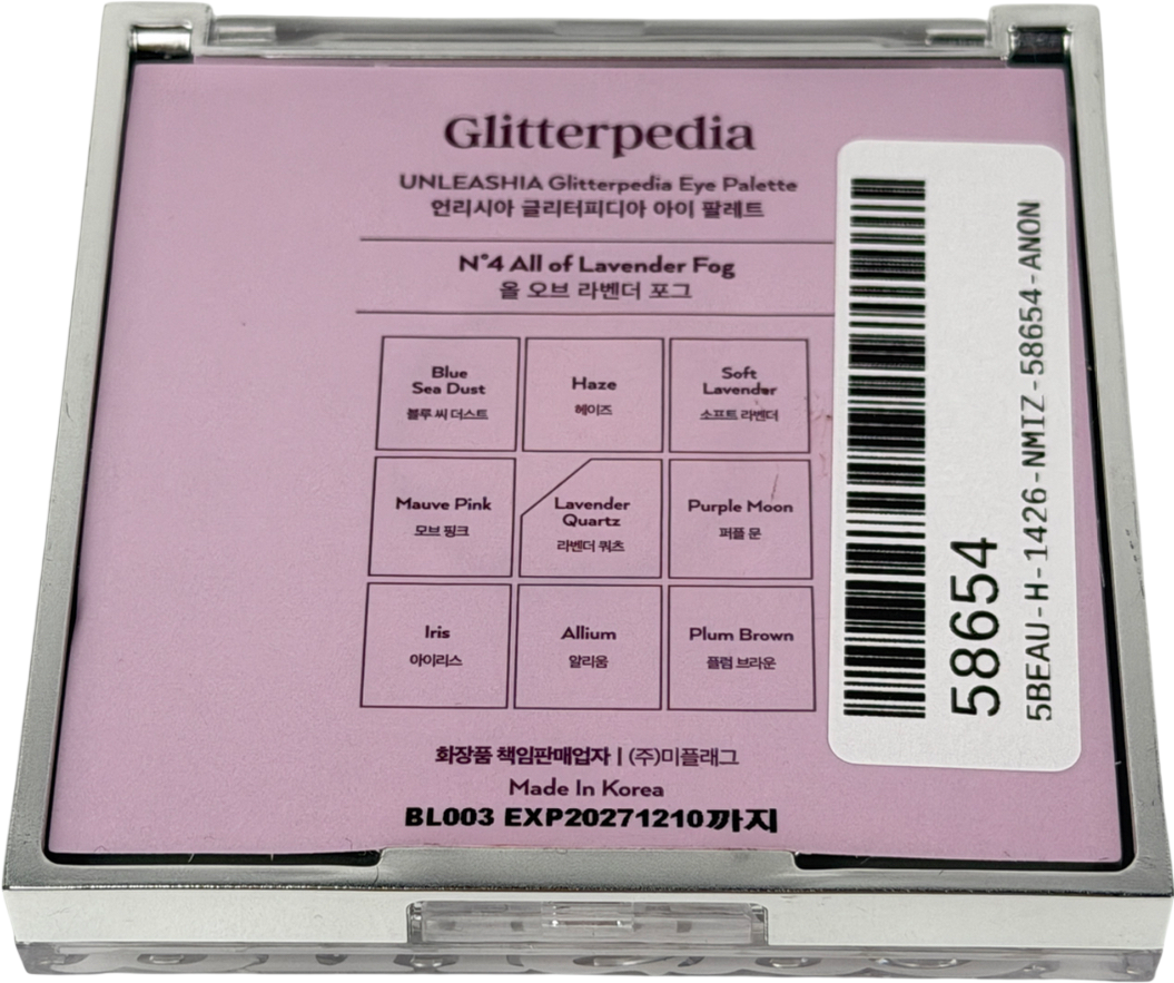 Unleashia Glitterpedia Eye Palette One size