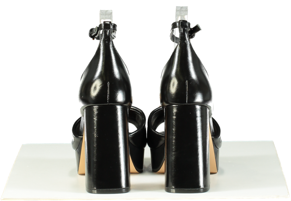 Kurt Geiger Black Embellished Platform Sandals Size UK 8