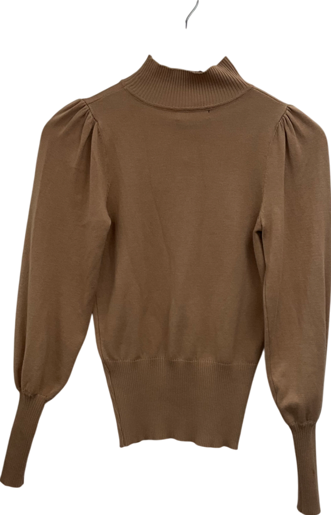 New Look Beige High Neck Jumper UK 6
