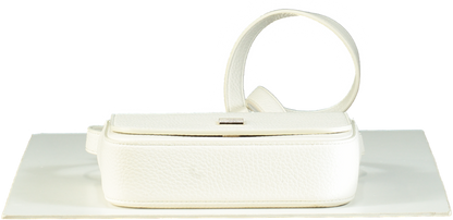 Marccain White Textured Leather Shoulder Bag