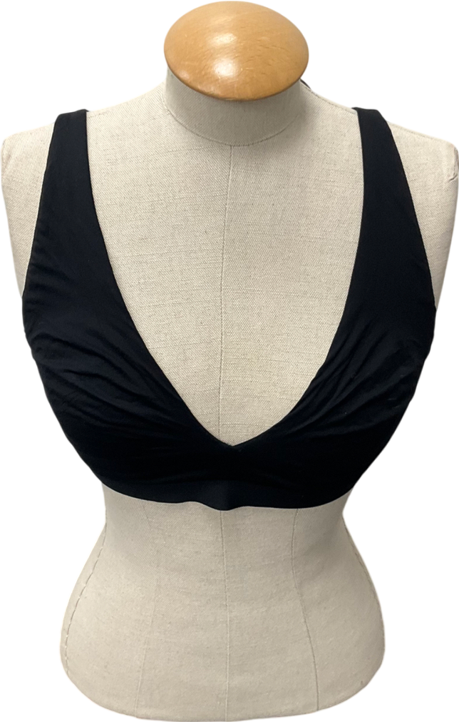 Lounge Underwear Black Everyday Comfort Triangle Bra UK XL