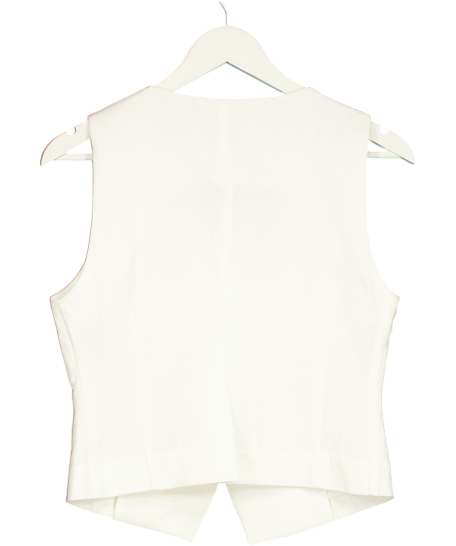 Marcela White Gilda Vest Waistcoat UK S/M