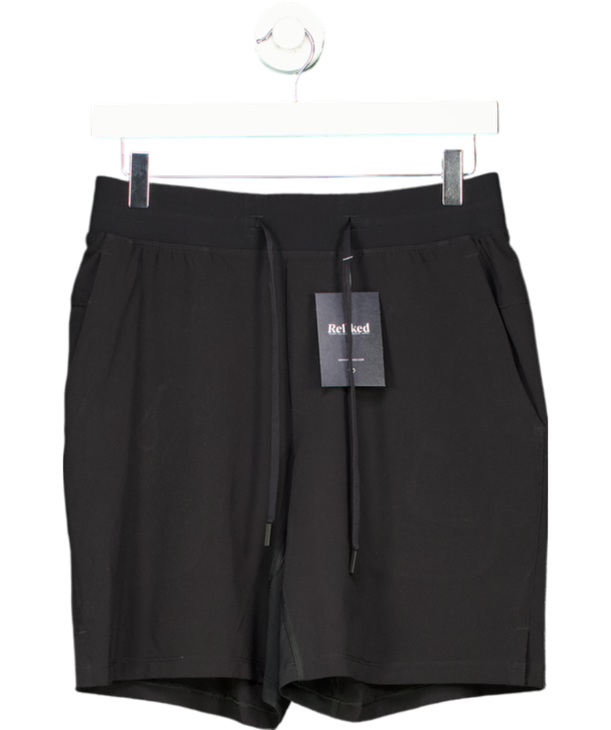 Lululemon Black Zeroed In Linerless Short 7" UK S