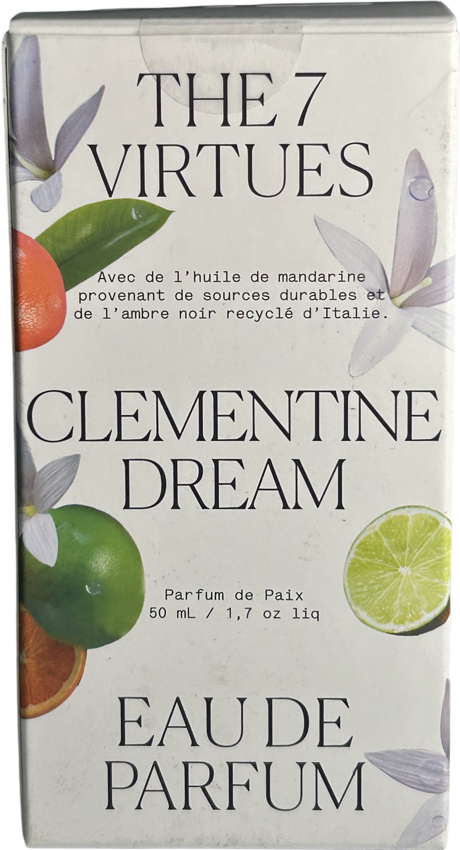 The 7 virtues Clementine Dream Eau De Parfum 50ml