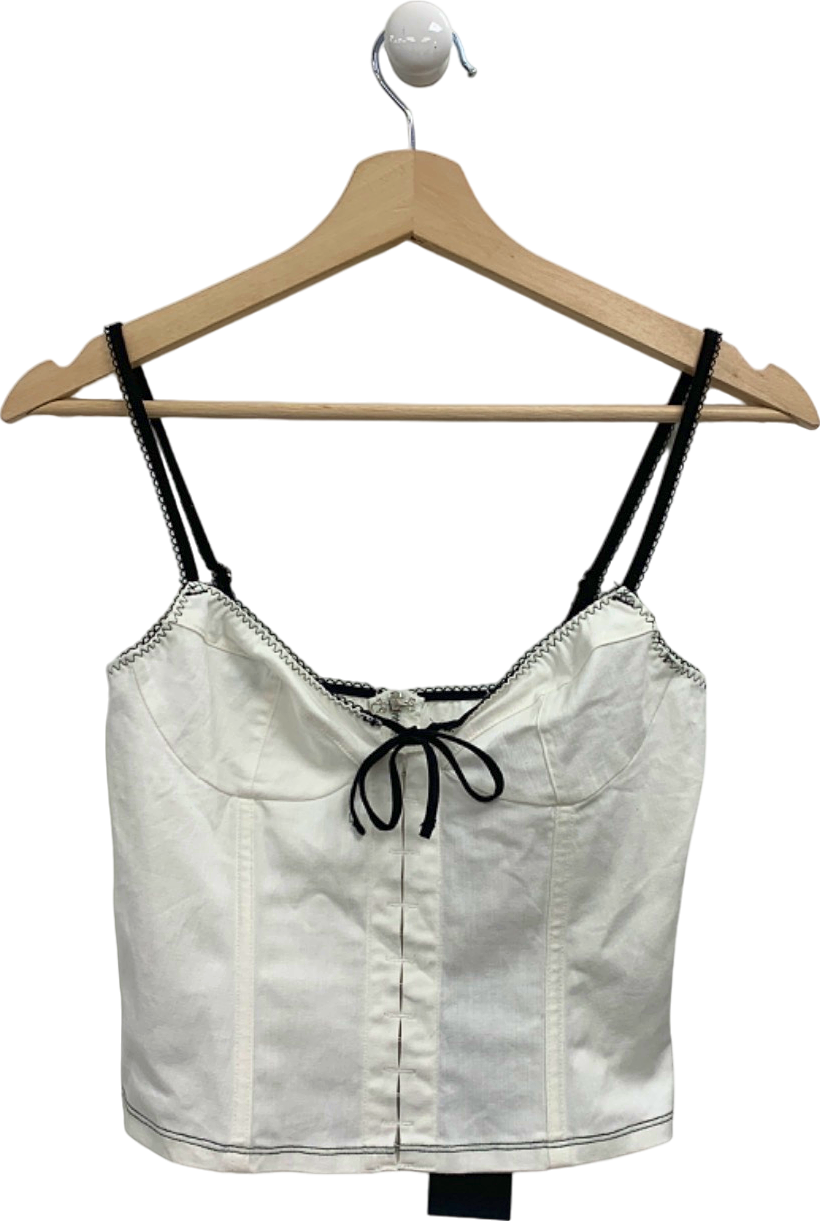 White Fox White Man Down Bustier UK S