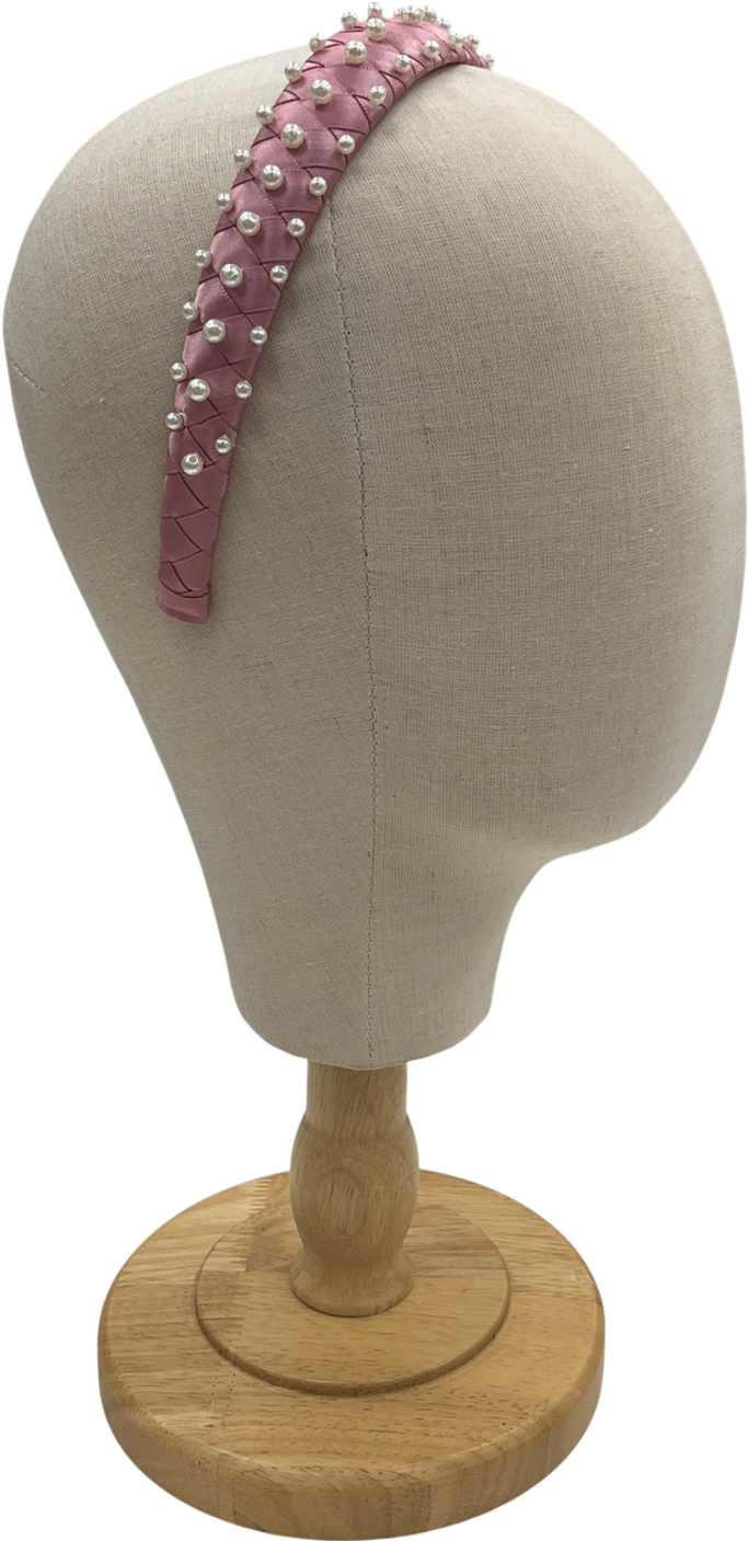 Pink Pearl Headband One Size