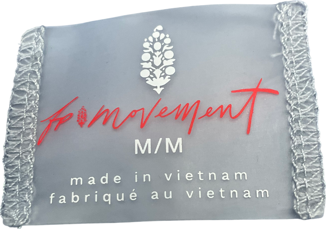 Free People Blue Patricia Packable Water resistant Poncho Puffer coat UK M