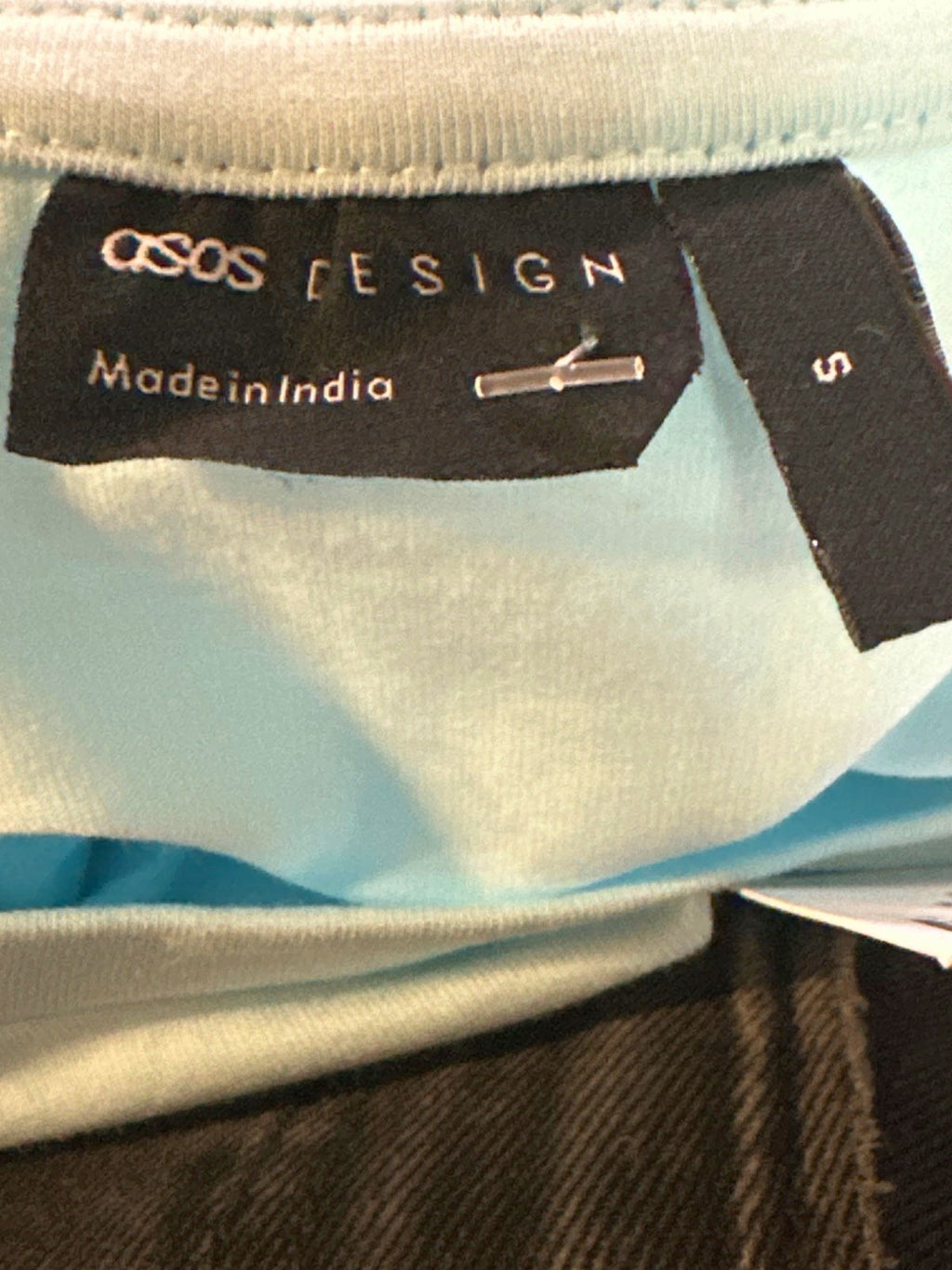 ASOS Design Light Blue Sour Cherry T-Shirt UK S