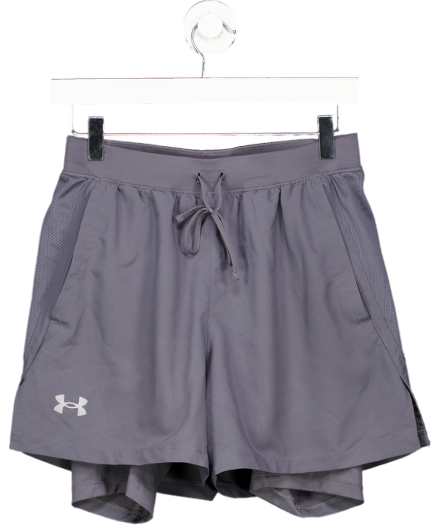 Under Armour Grey Launch 7" Bermuda Shorts UK S