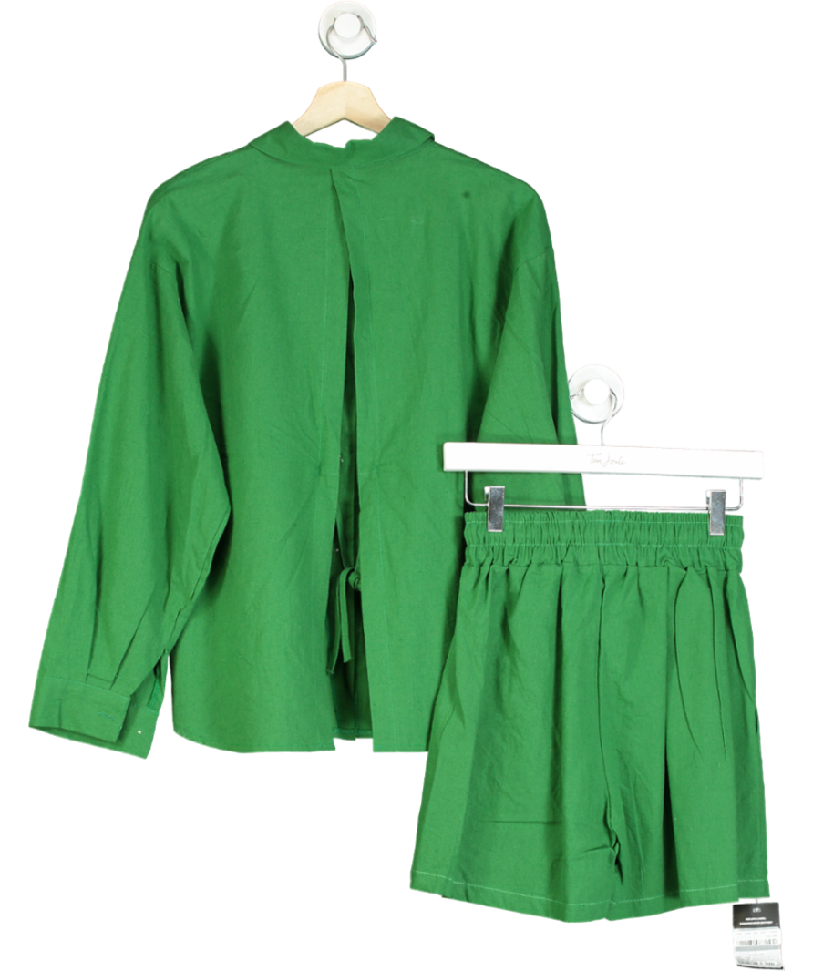 storets Green Mia Linen 2-piece Set UK S/M