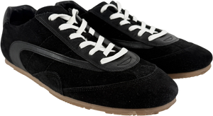 COS Black Minimal Suede Trainers UK 6 EU 39