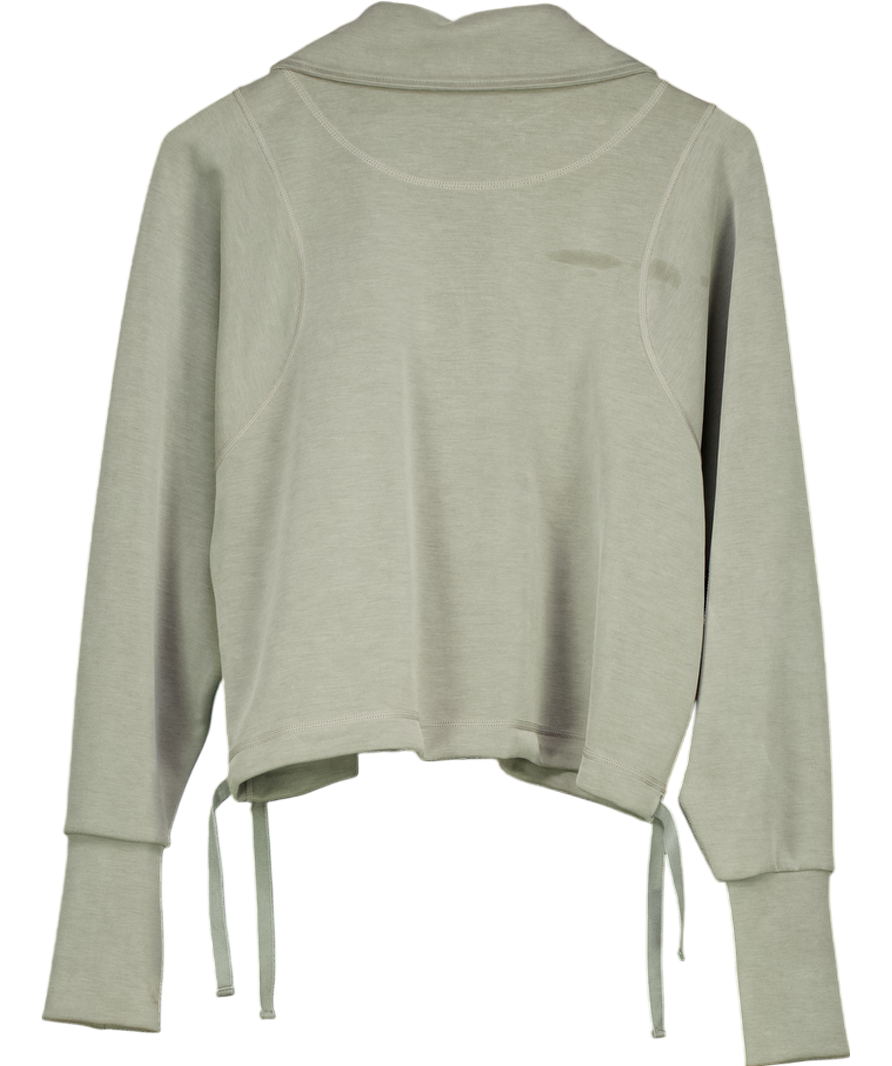 Sweaty Betty Green Zip Up Sweatshirt UK S