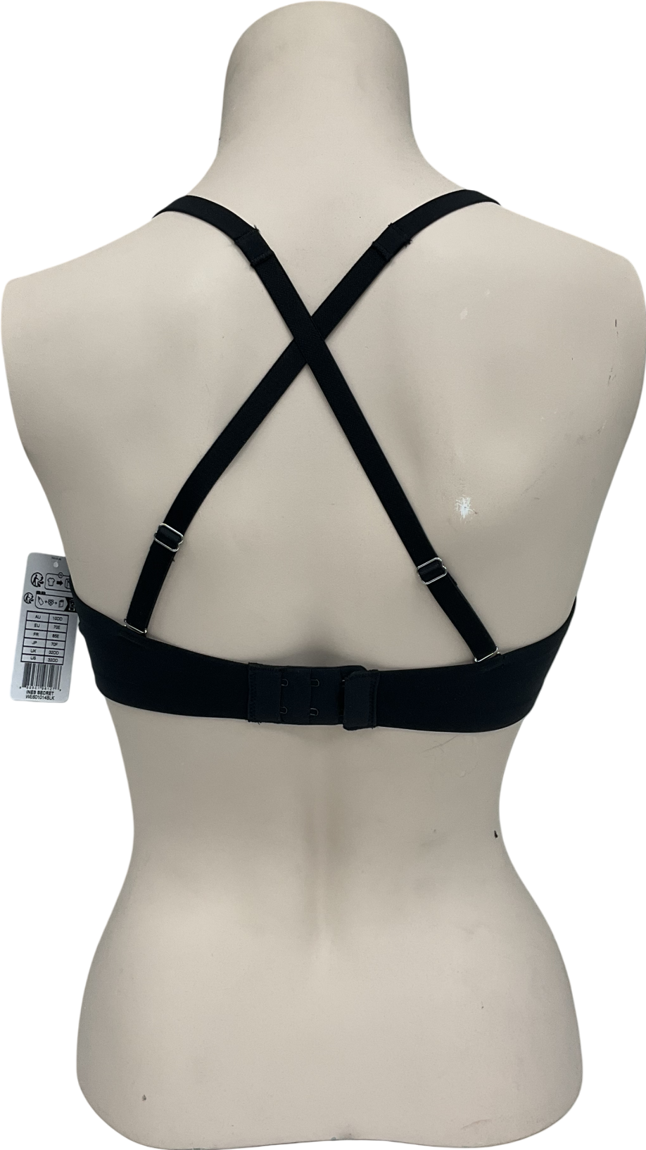 Wacoal Black Ines Secret Moulded Bra UK 32DD