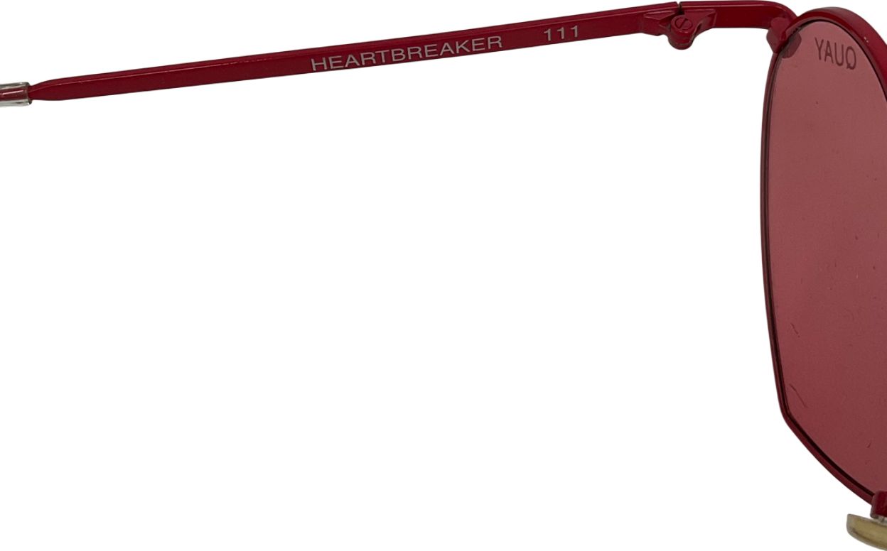 QUAY Pink Heartbreaker Sunglasses One Size