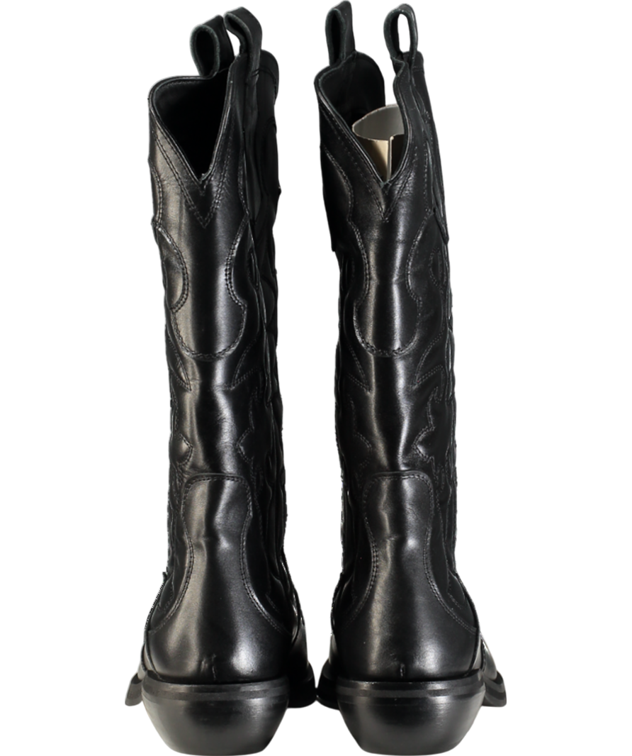 Saint + Sofia Black Kansas Western Boot UK 9 EU 42 👠