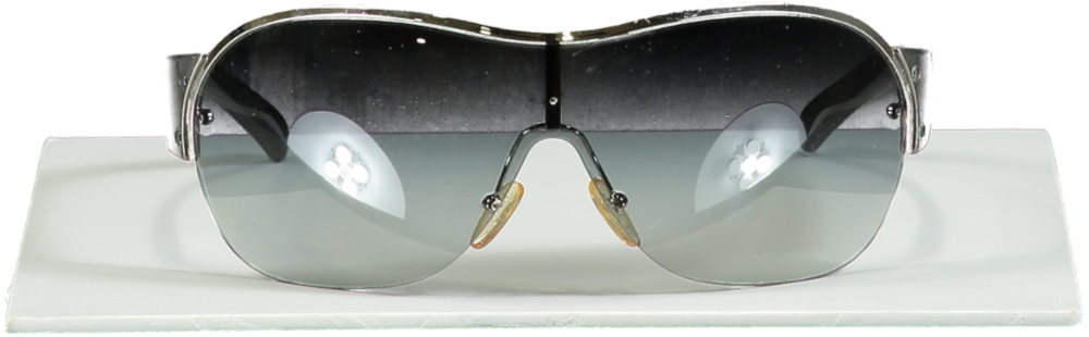 PRADA Grey Gradient Sunglasses SPS 53G in case