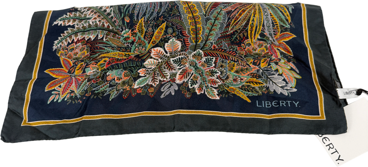 Liberty Green Adelphi Sun Scarf 45cm 100% Silk One Size