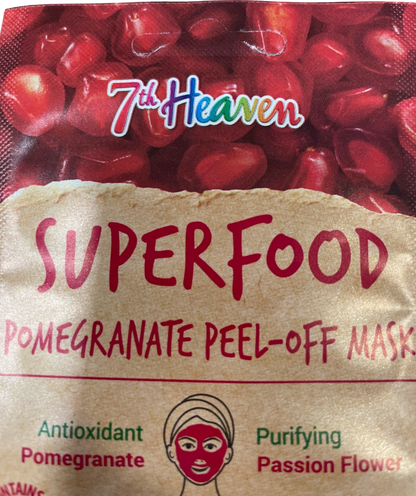 7th Heaven Superfood Pomegranate Peel-Off Mask 10ml