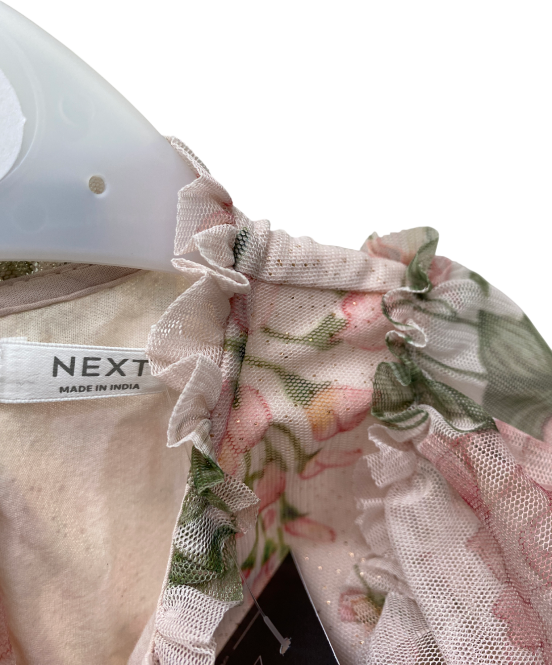 Next Pink Floral Tulle Party Dress 2 Years