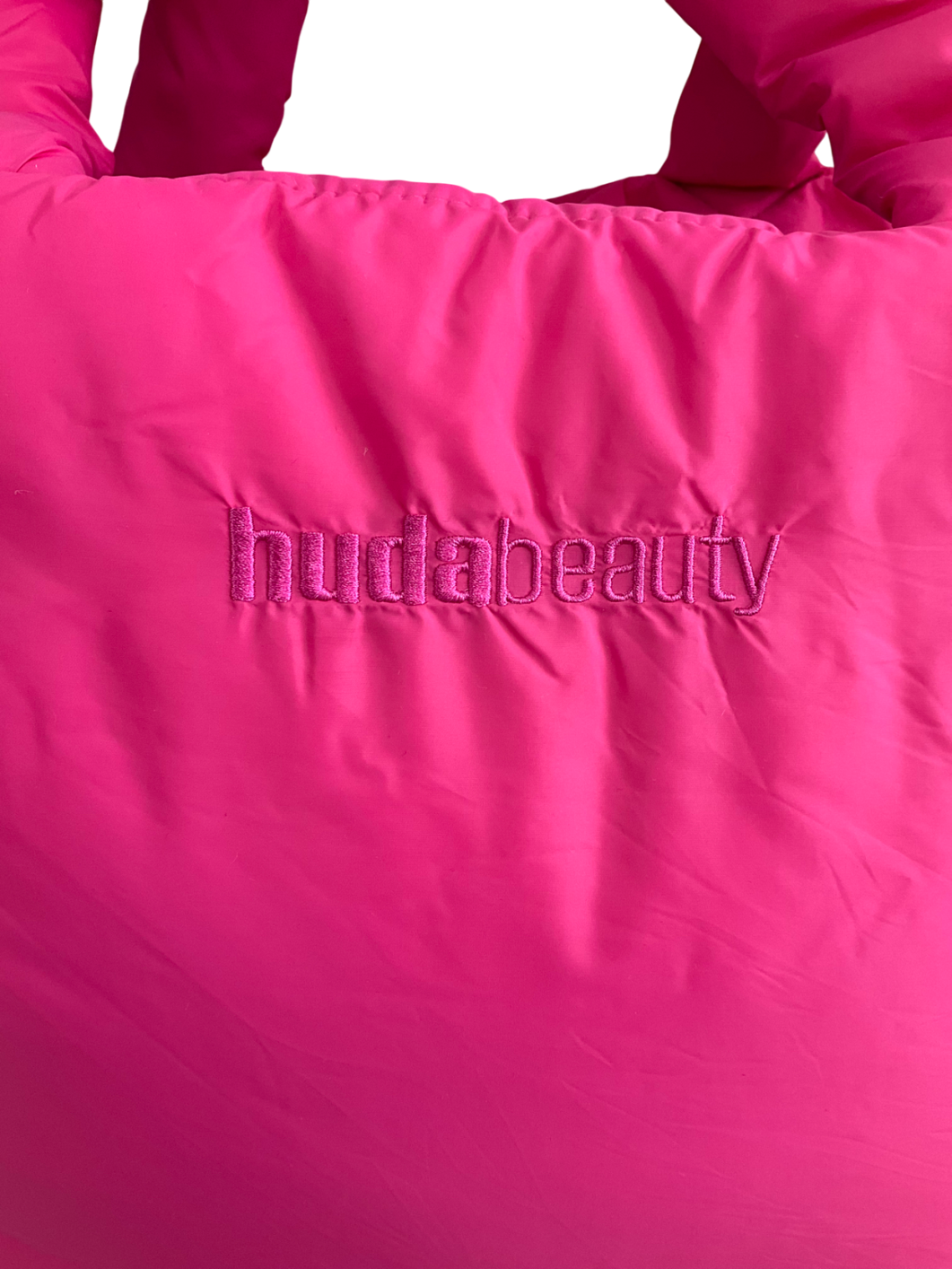 Hooda Beauty Pink Large Puffer Tote Bag One Size