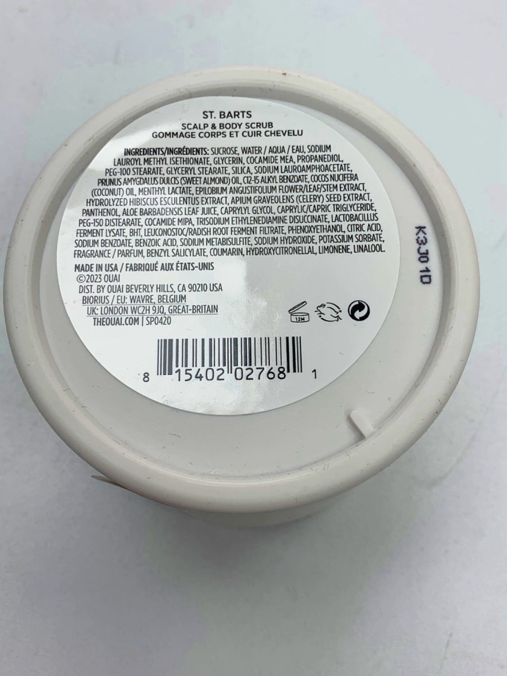 OUAI Scalp & Body Scrub St. Barts 250 g