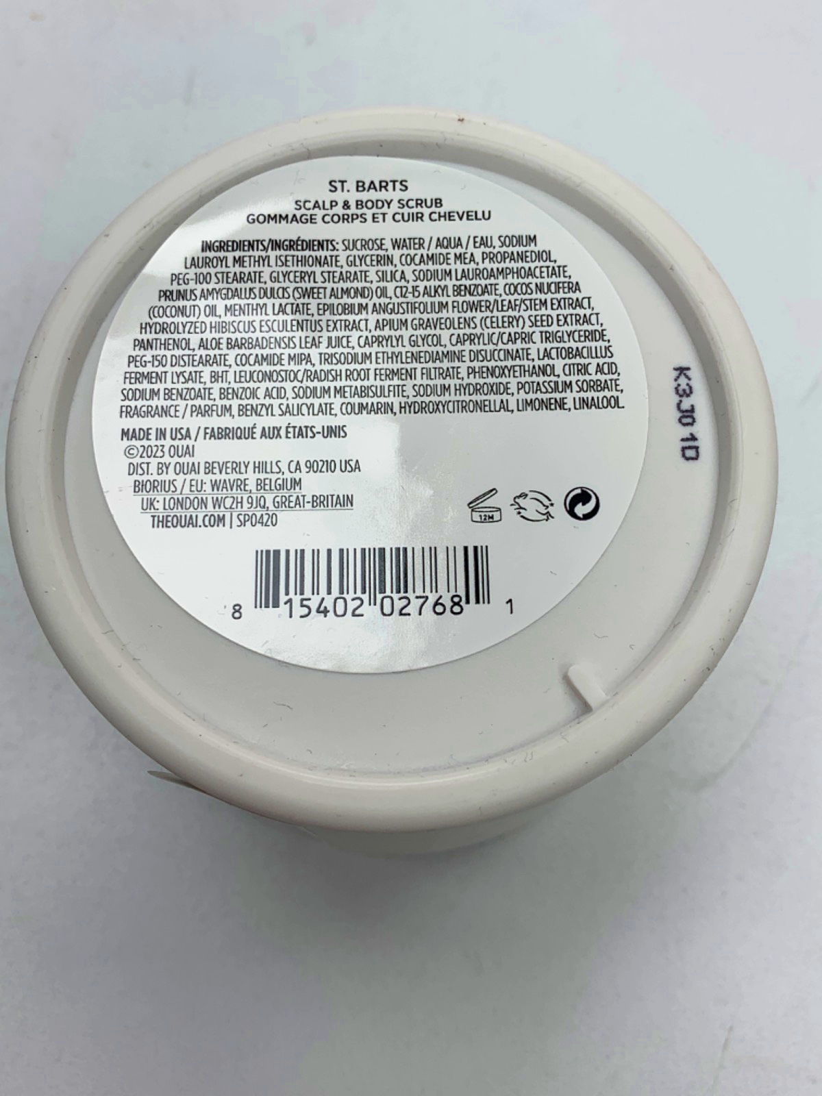 OUAI Scalp & Body Scrub St. Barts 250 g