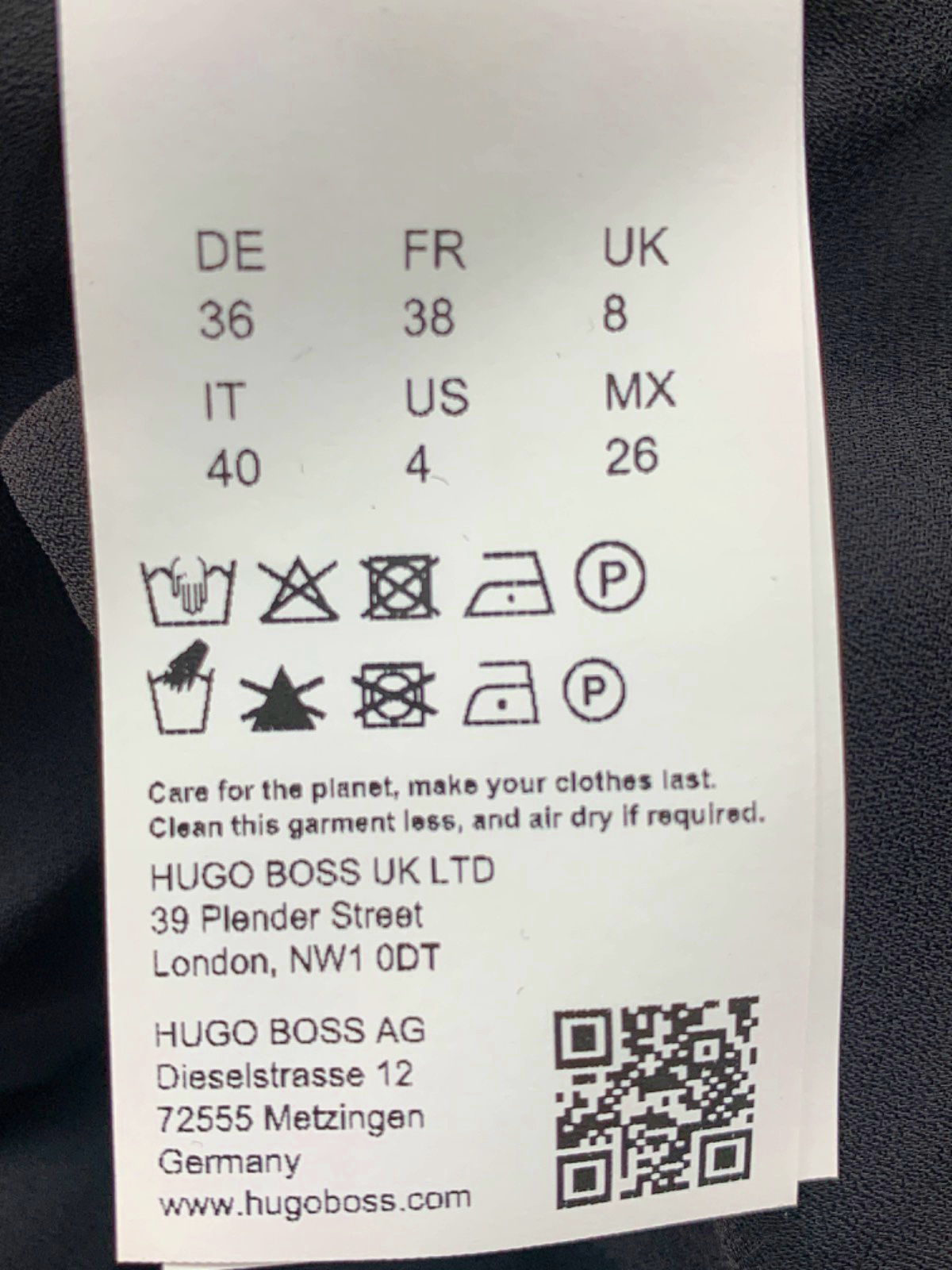 HUGO BOSS Black Sequin Mini Skirt UK 8