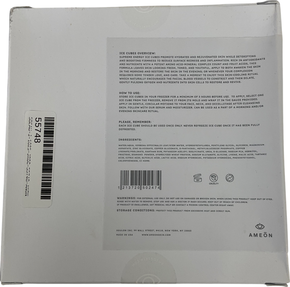 Ameon Supreme Energy Ice Cubes 9 x 8ml