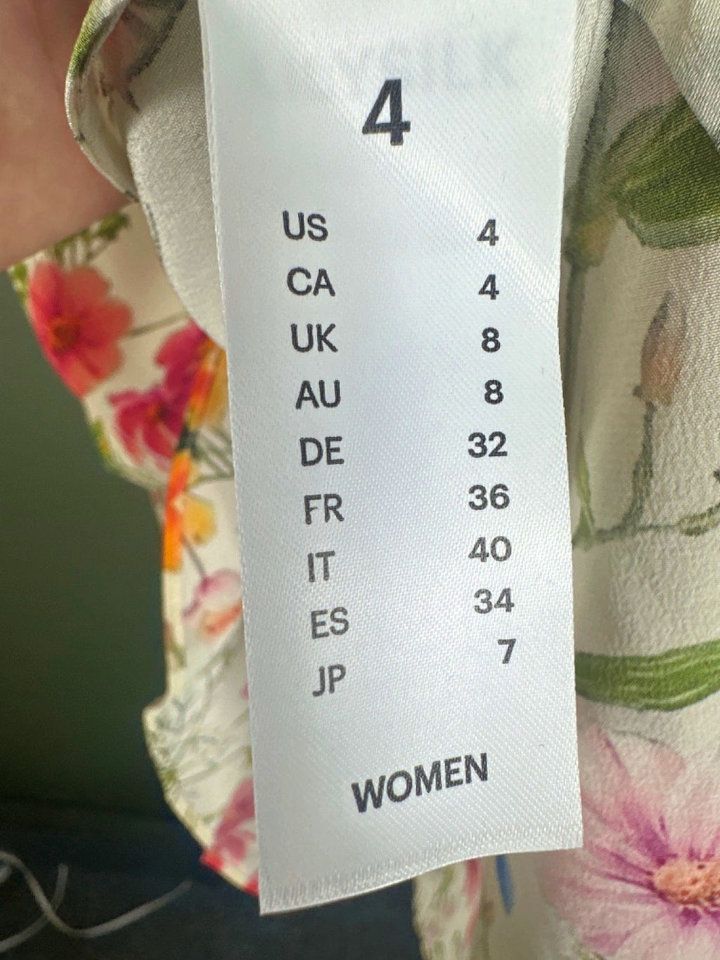 LilySilk Floral Midi Dress UK 8