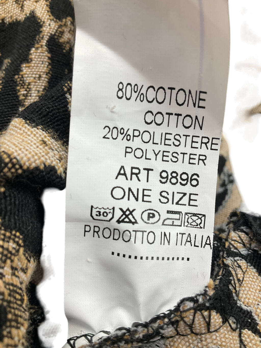 Lovika Brown Leopard Print Bomber Jacket One Size