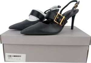 Charles & Keith Blue Hailey Buckled Slingback Pumps UK 4 EU 37